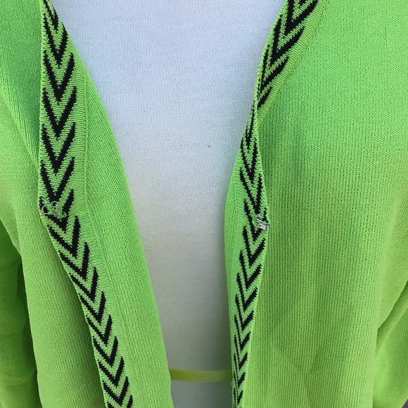 Finity Women Green and Black Cardigan - Picture 3 of 10